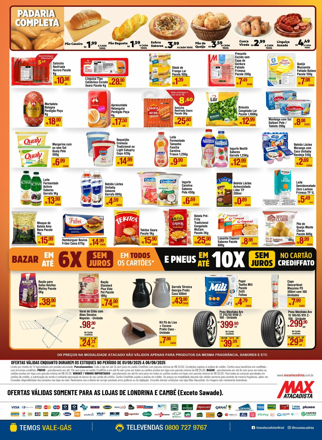 Folheto Max Atacadista 01.09.2025 - 06.09.2025
