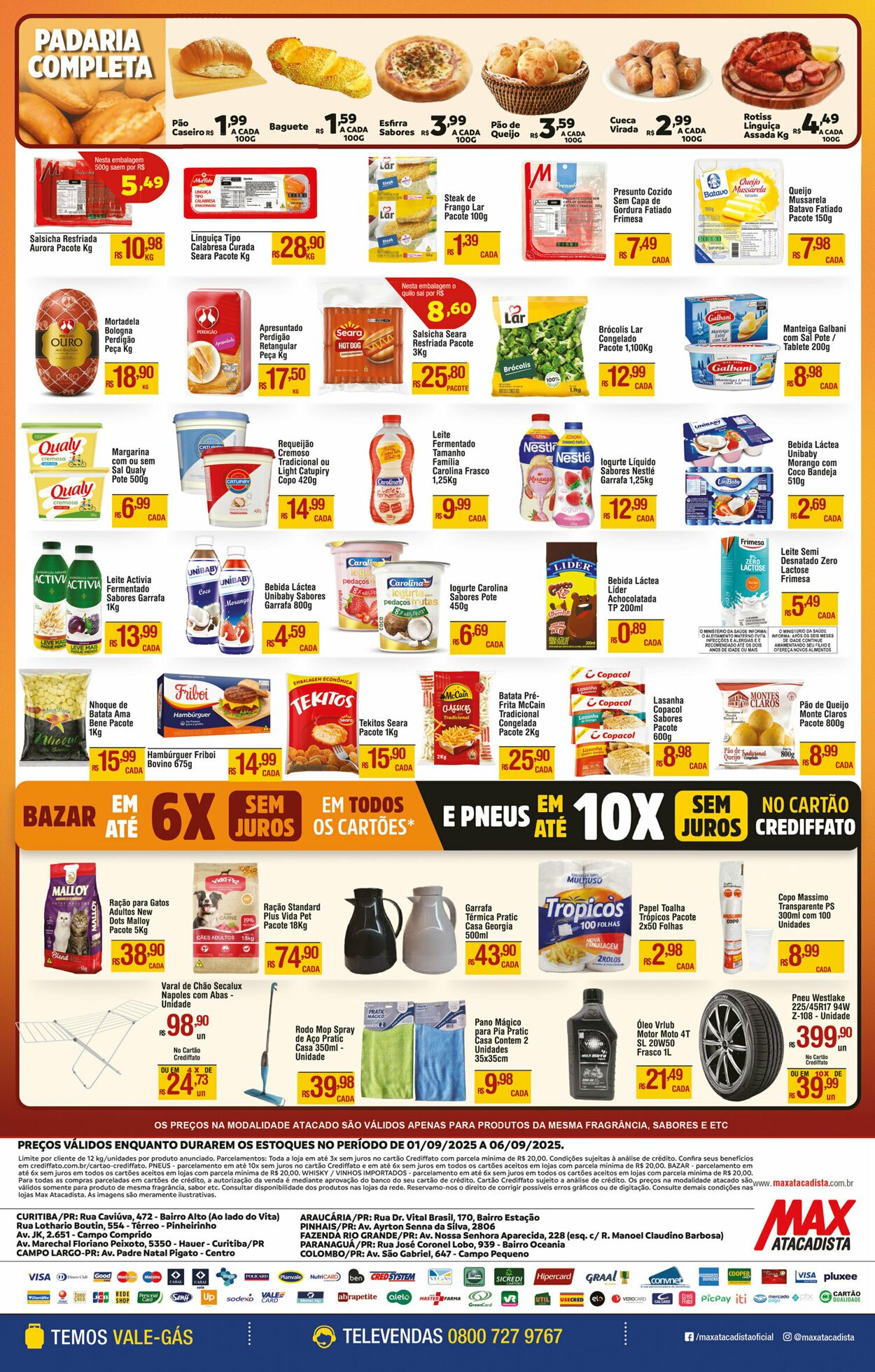 Folheto Max Atacadista 01.09.2025 - 06.09.2025