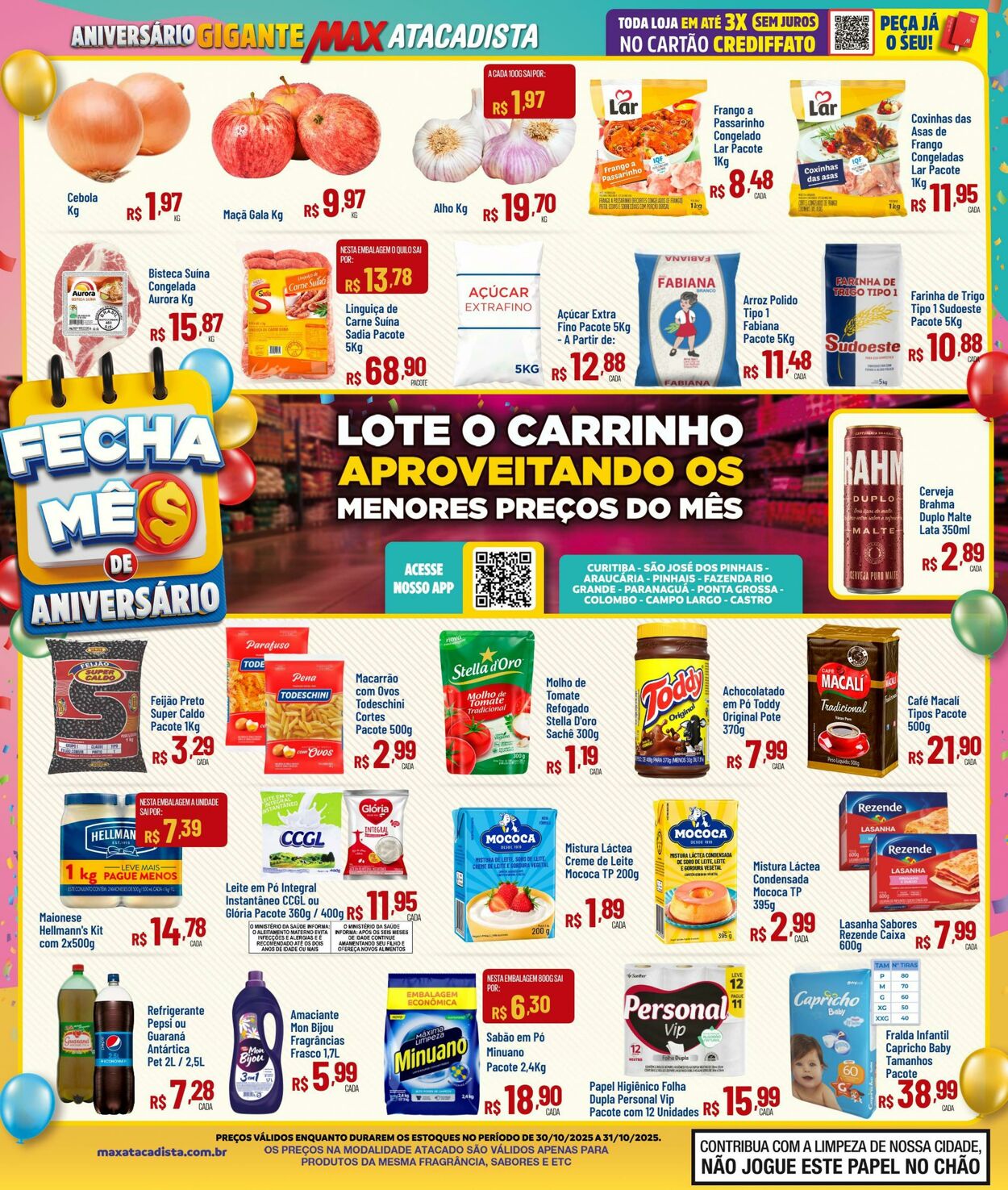 Folheto Max Atacadista 27.10.2025 - 01.11.2025