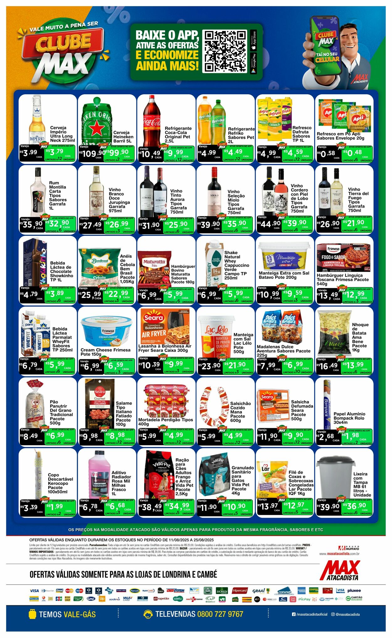 Folheto Max Atacadista 11.08.2025 - 16.08.2025