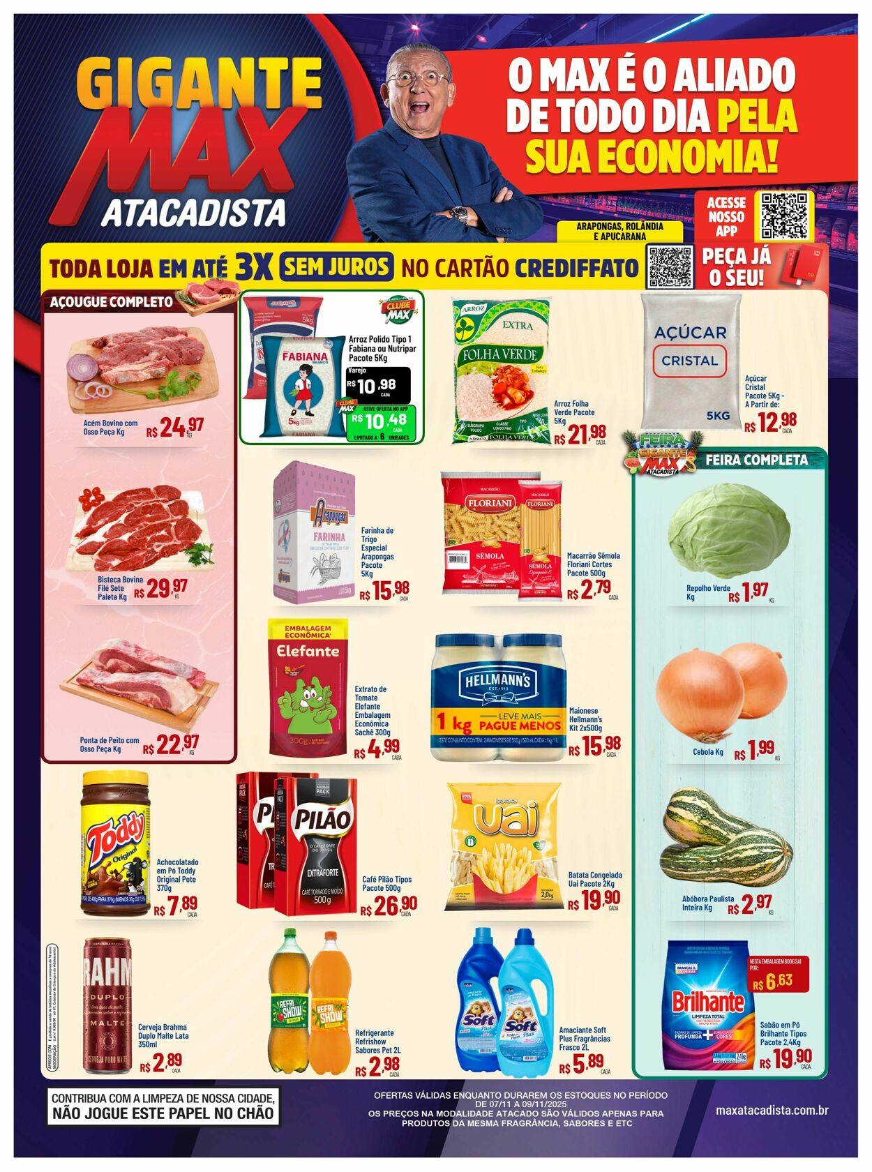 Folheto Max Atacadista 03.11.2025 - 08.11.2025
