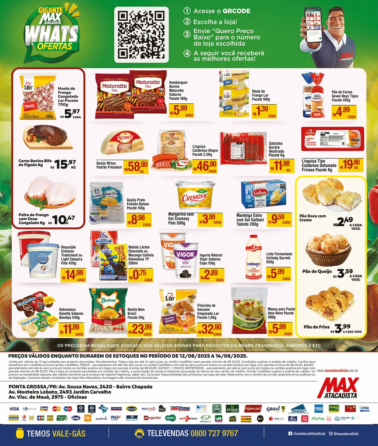 Folheto Max Atacadista 11.08.2025 - 16.08.2025