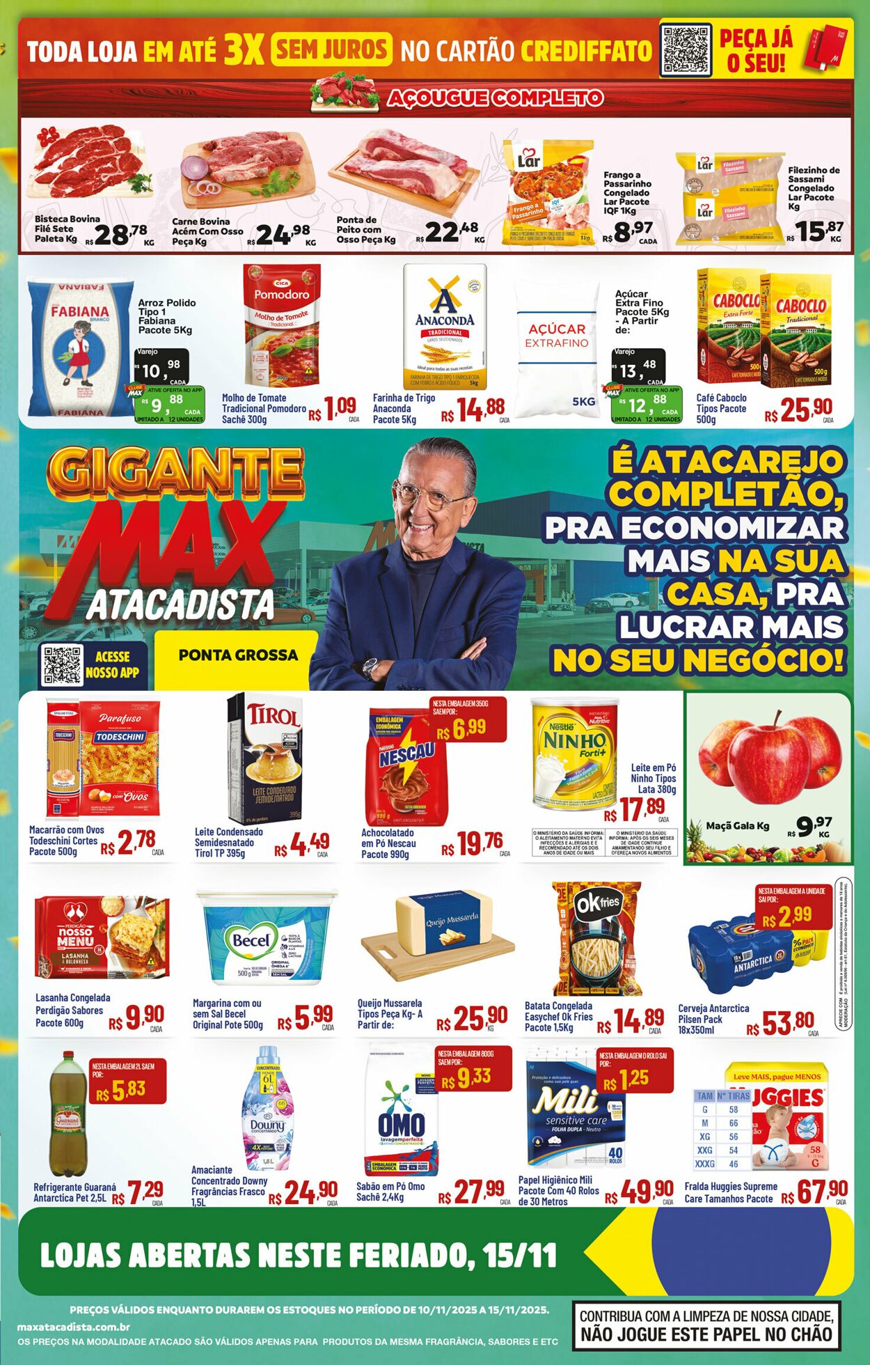 Folheto Max Atacadista 10.11.2025 - 15.11.2025