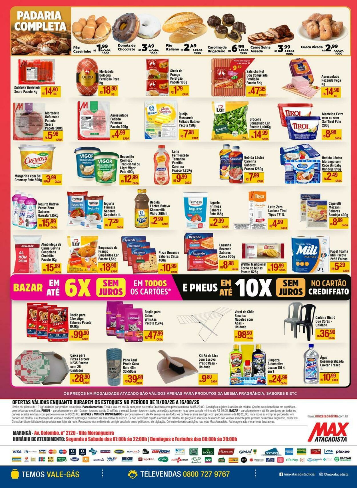 Folheto Max Atacadista 11.08.2025 - 16.08.2025