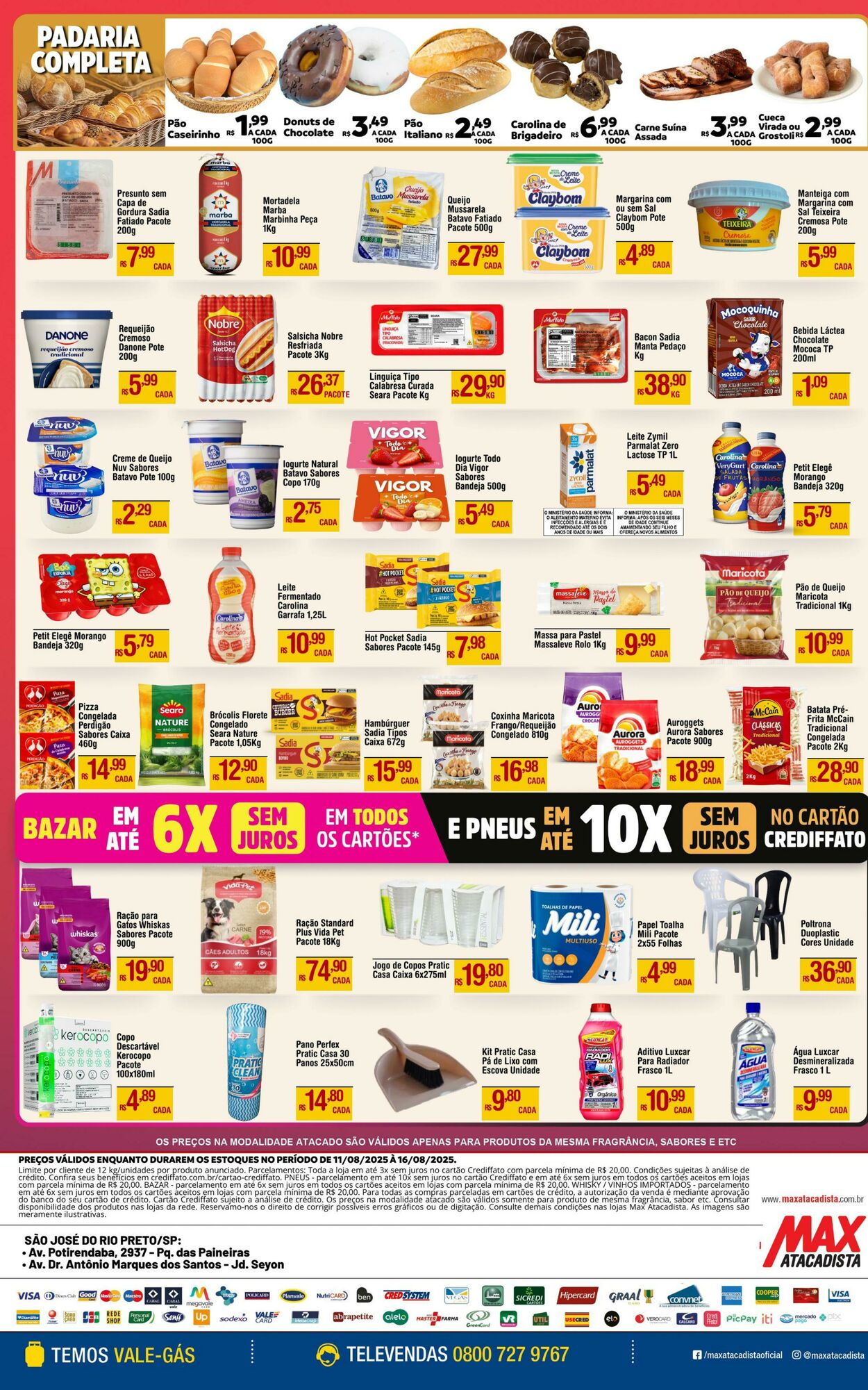 Folheto Max Atacadista 11.08.2025 - 16.08.2025