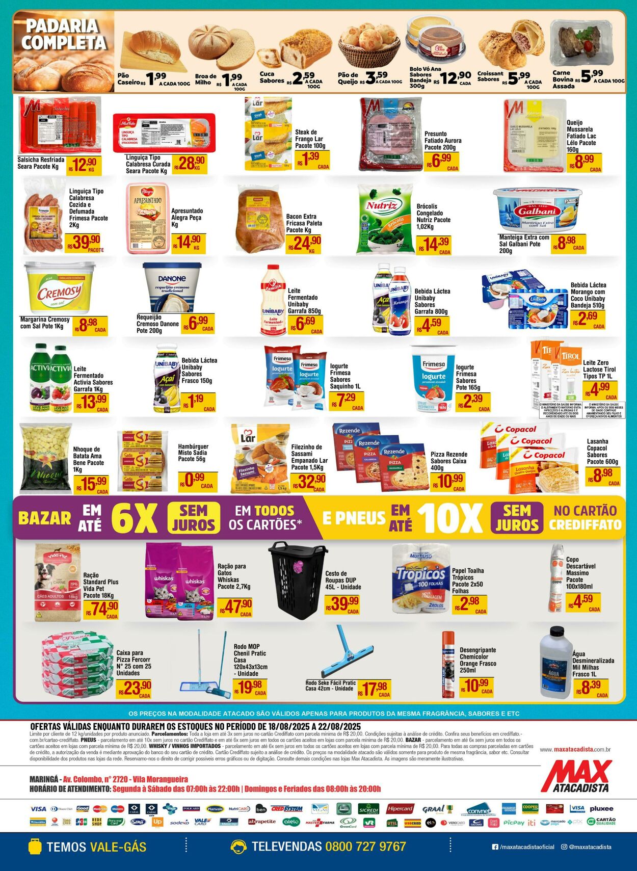 Folheto Max Atacadista 18.08.2025 - 23.08.2025