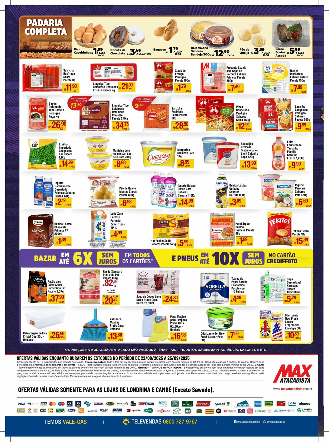 Folheto Max Atacadista 22.09.2025 - 27.09.2025