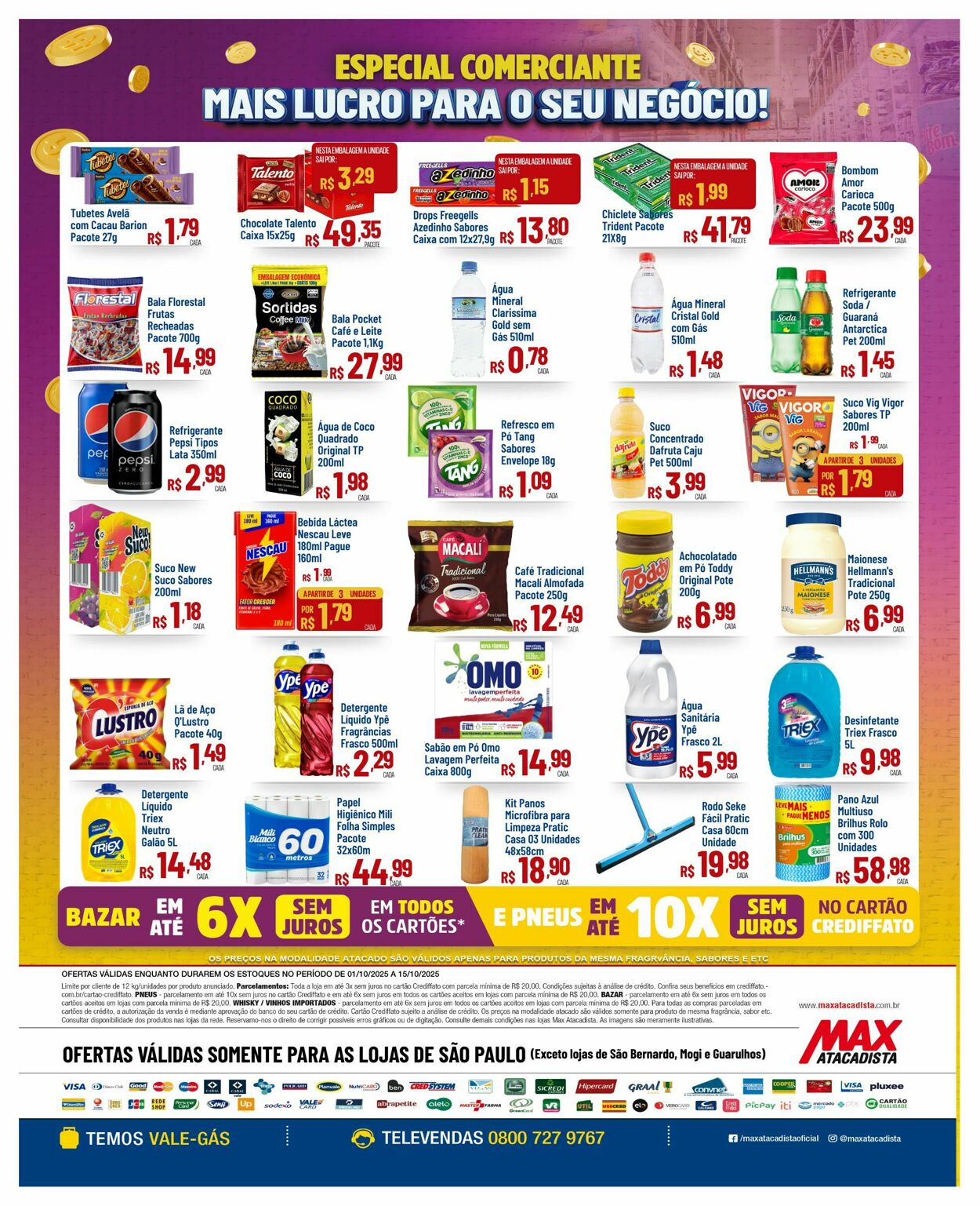 Folheto Max Atacadista 29.09.2025 - 04.10.2025