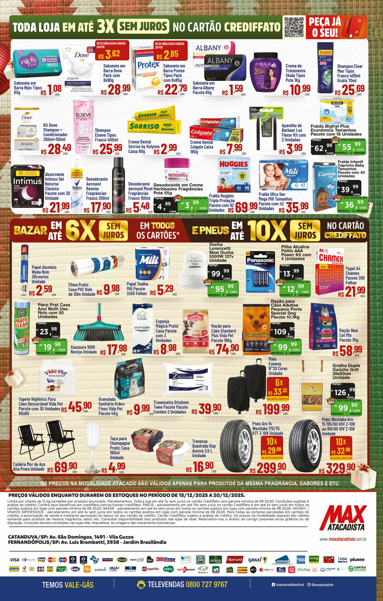 Folheto Max Atacadista 15.12.2025 - 20.12.2025