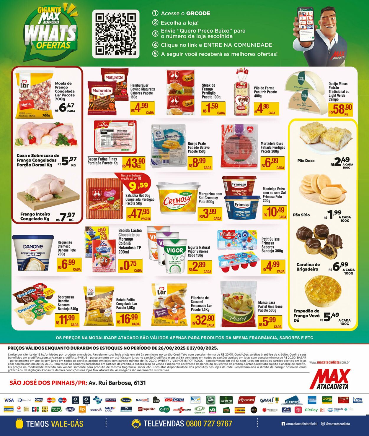 Folheto Max Atacadista 25.08.2025 - 30.08.2025
