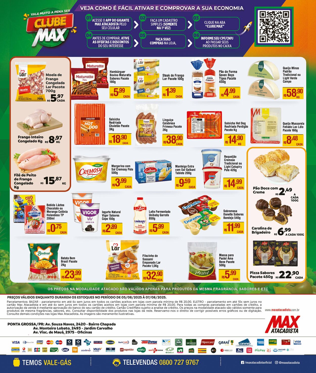 Folheto Max Atacadista 04.08.2025 - 09.08.2025