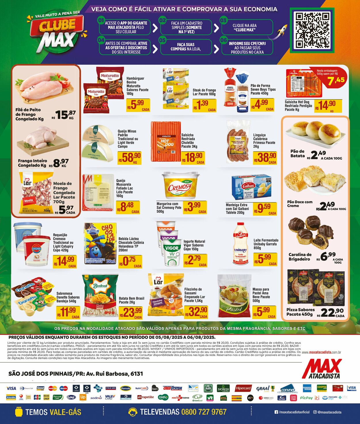 Folheto Max Atacadista 04.08.2025 - 09.08.2025