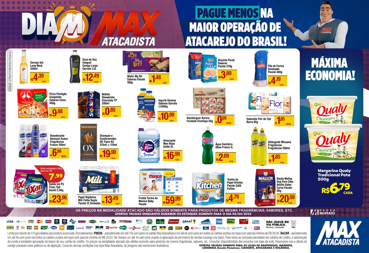 Folheto Max Atacadista 03.04.2023 - 08.04.2023