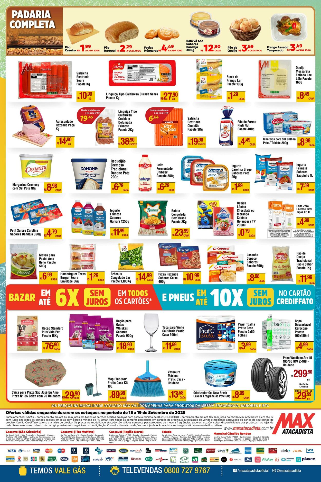 Folheto Max Atacadista 15.09.2025 - 20.09.2025