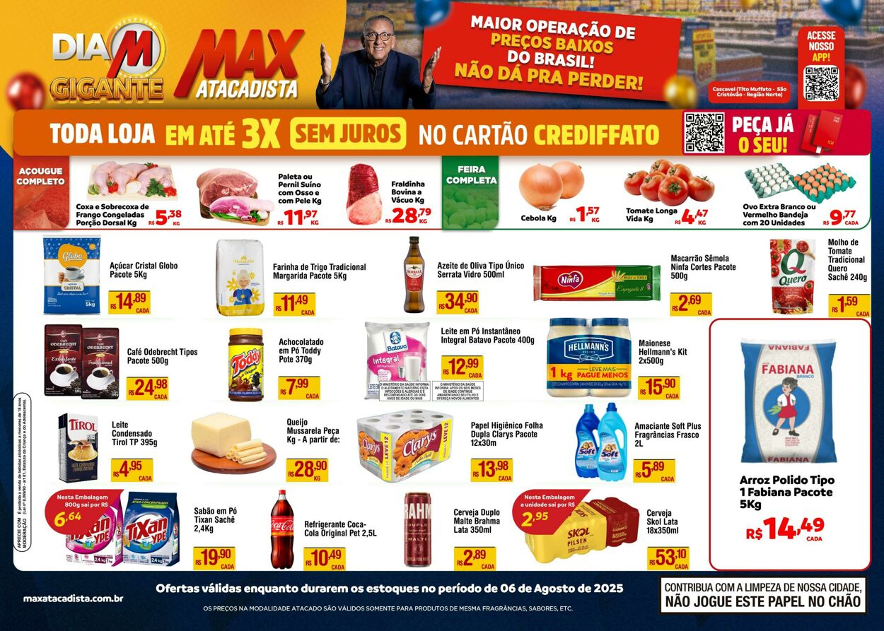 Folheto Max Atacadista 04.08.2025 - 09.08.2025