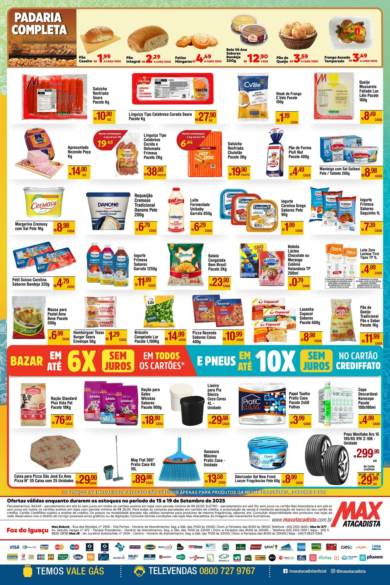 Folheto Max Atacadista 15.09.2025 - 20.09.2025