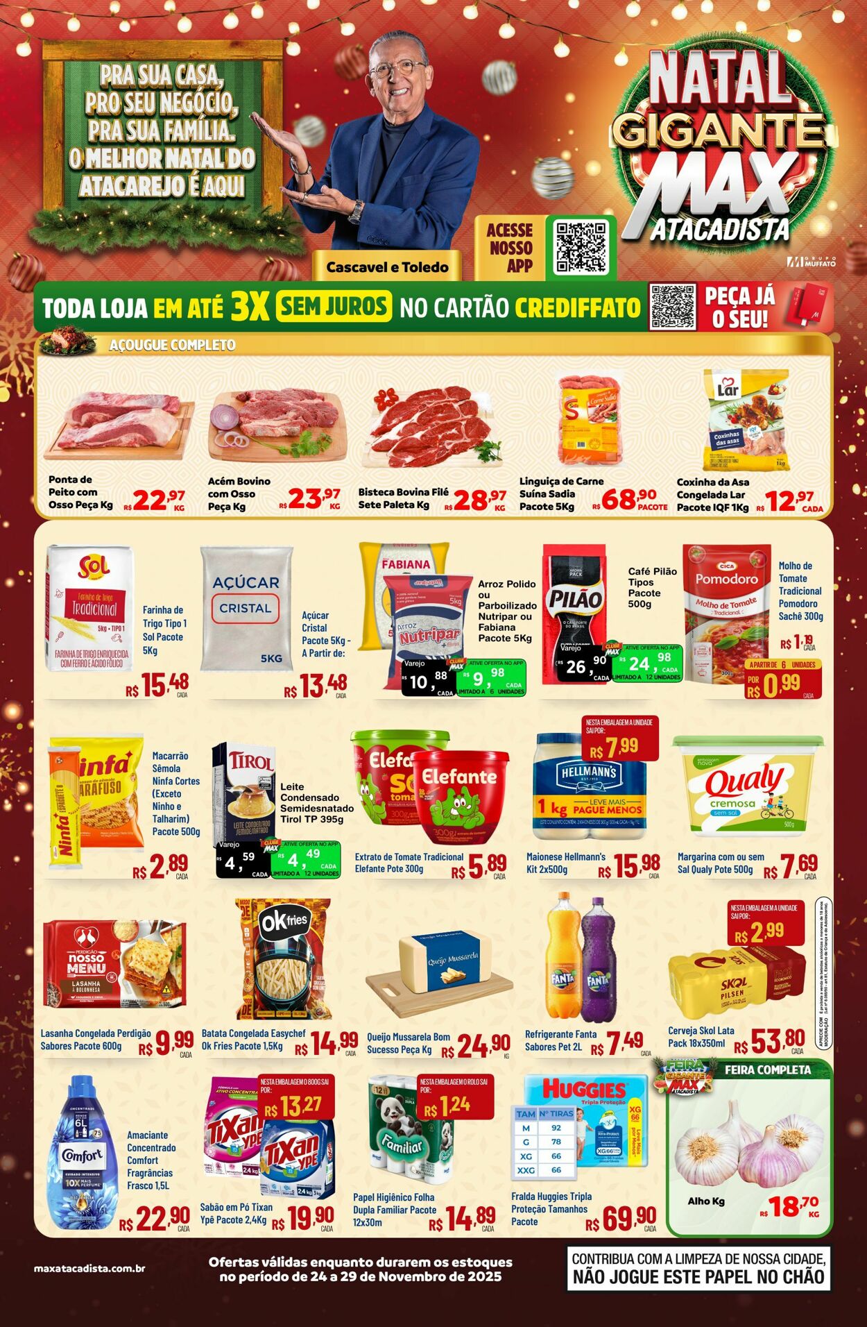 Folheto Max Atacadista 24.11.2025 - 29.11.2025
