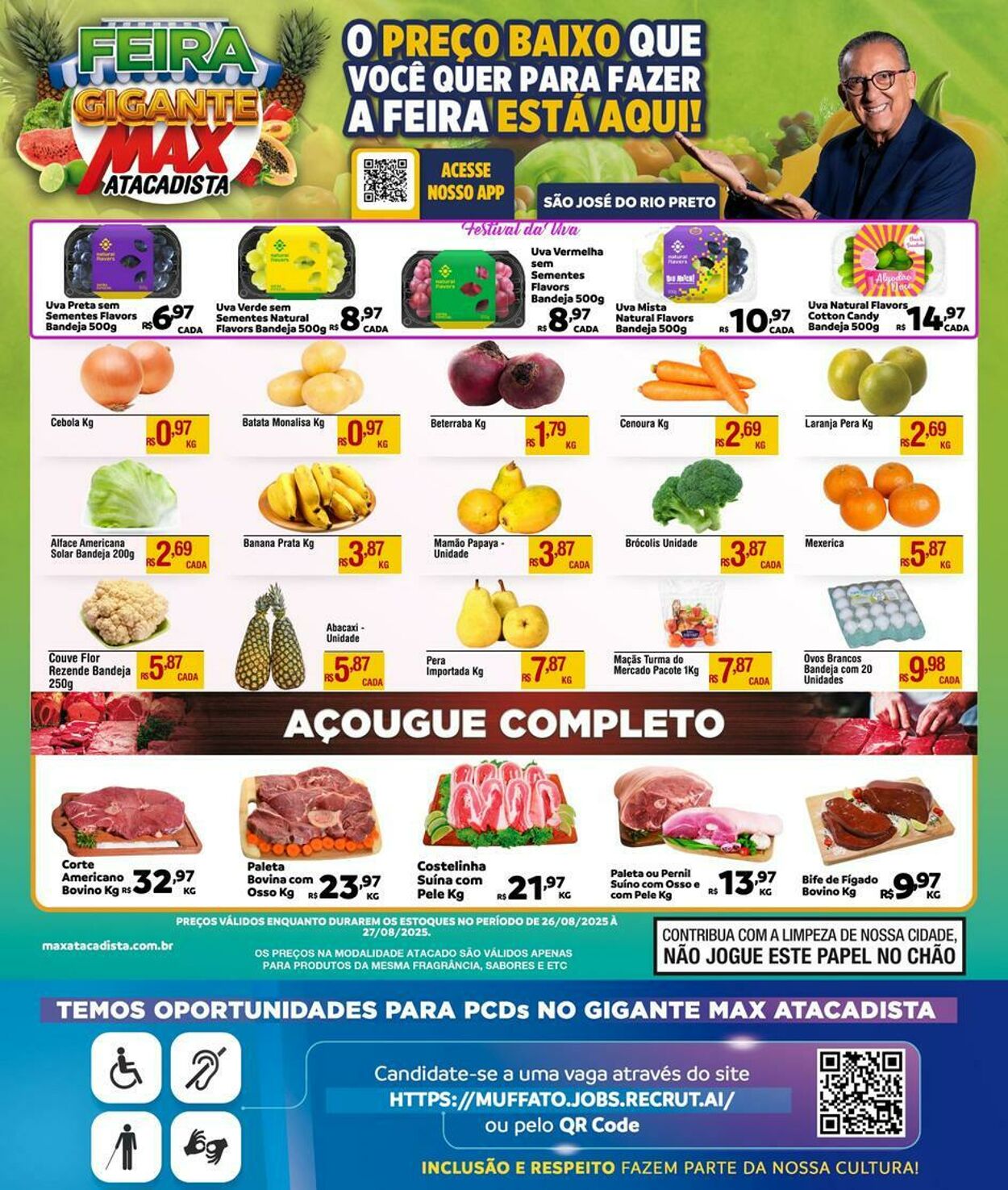 Folheto Max Atacadista 25.08.2025 - 30.08.2025