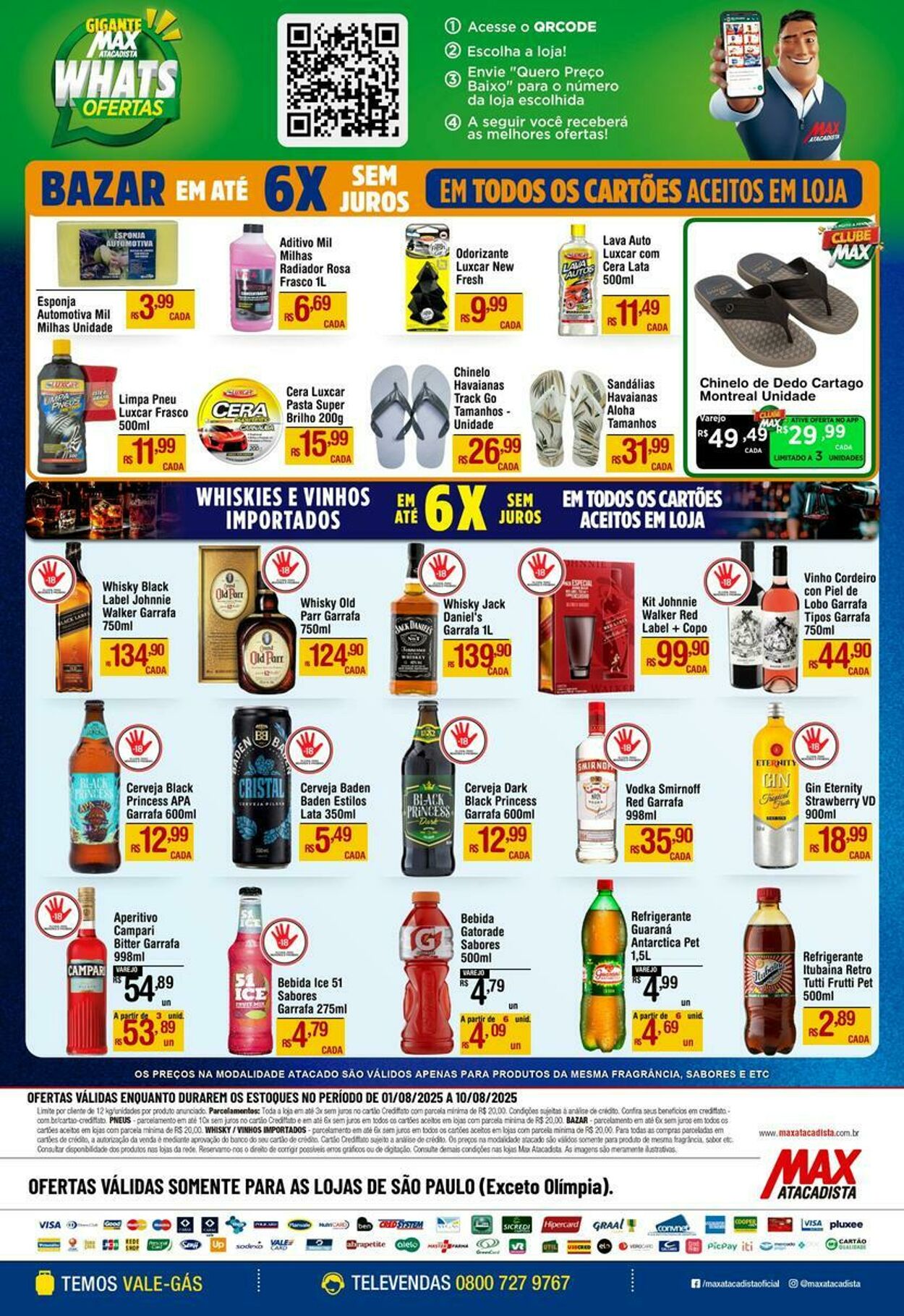 Folheto Max Atacadista 04.08.2025 - 09.08.2025