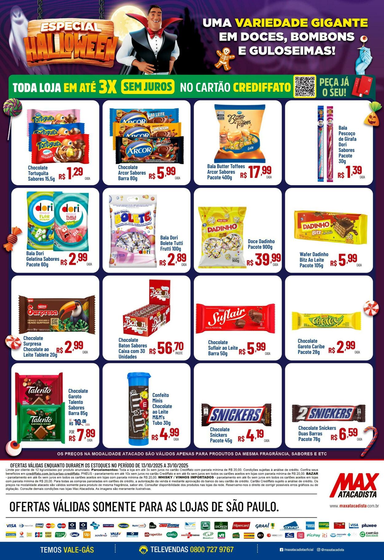 Folheto Max Atacadista 13.10.2025 - 18.10.2025