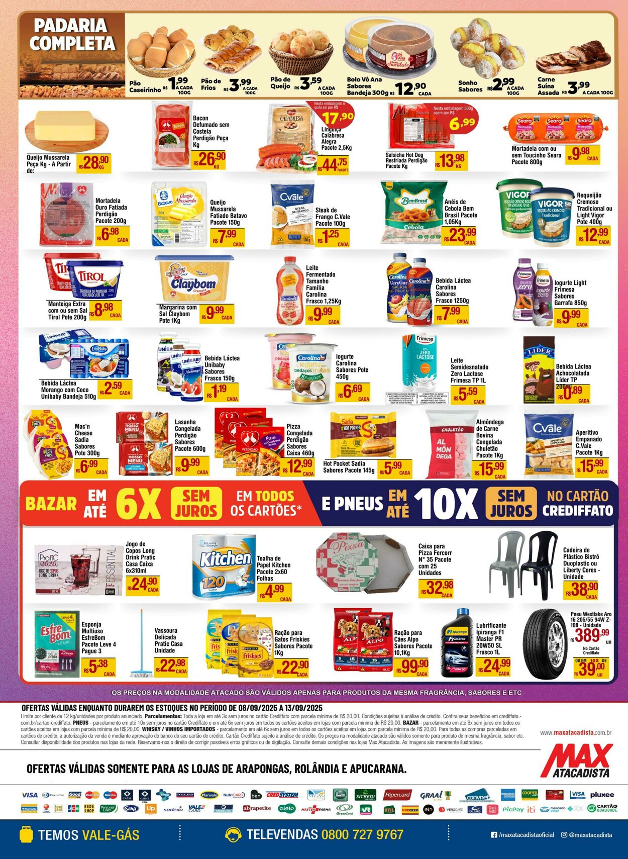 Folheto Max Atacadista 08.09.2025 - 13.09.2025