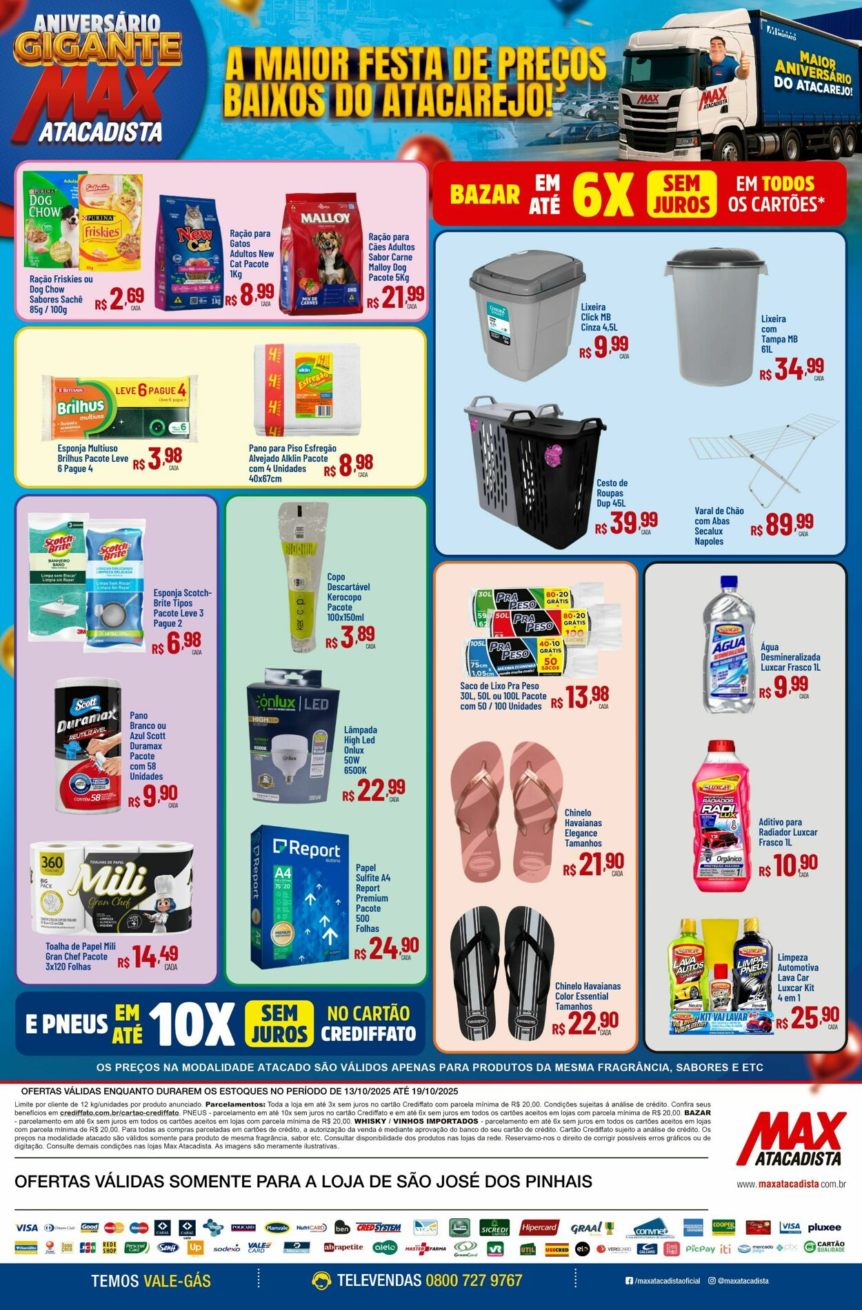 Folheto Max Atacadista 13.10.2025 - 18.10.2025