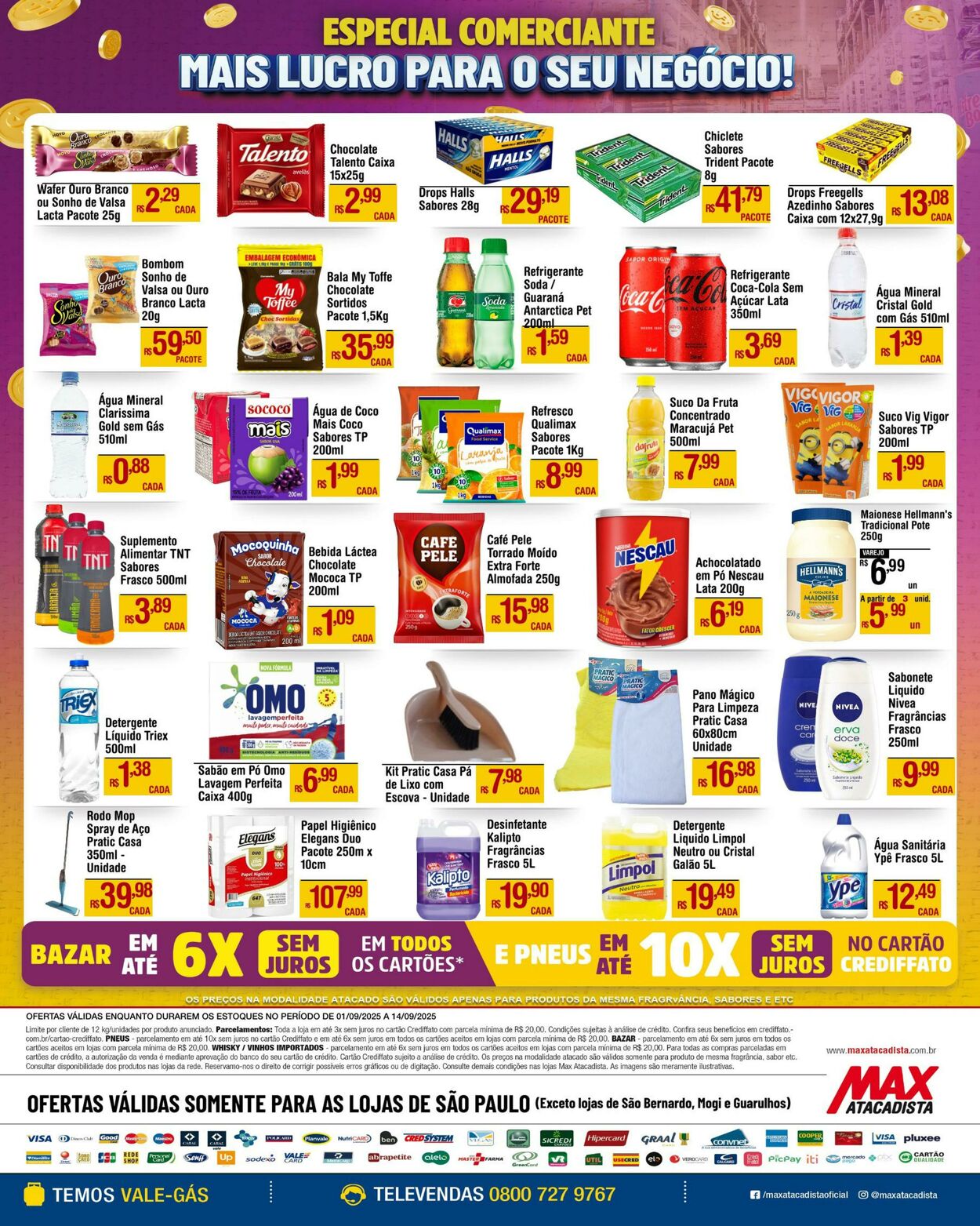Folheto Max Atacadista 01.09.2025 - 06.09.2025