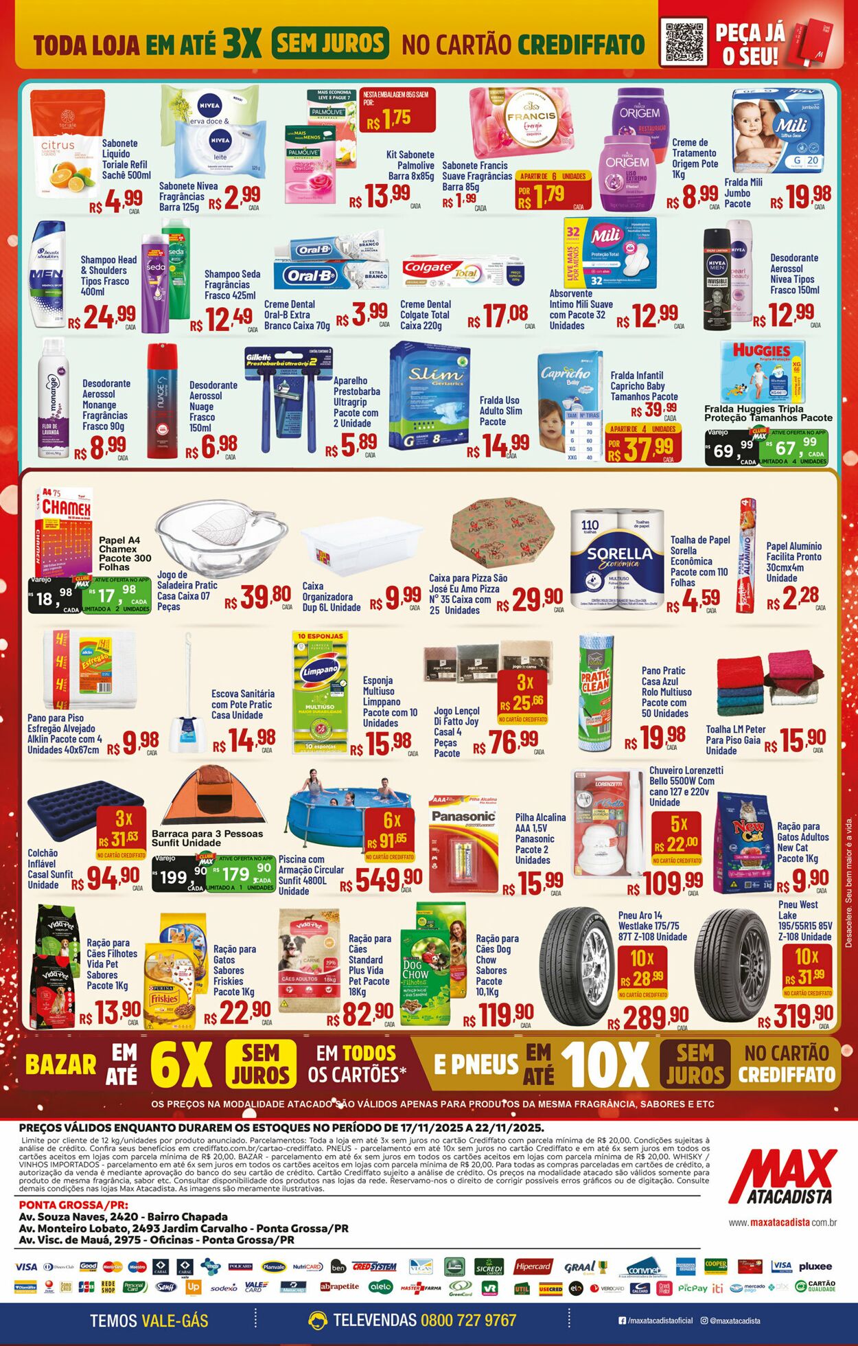 Folheto Max Atacadista 17.11.2025 - 22.11.2025
