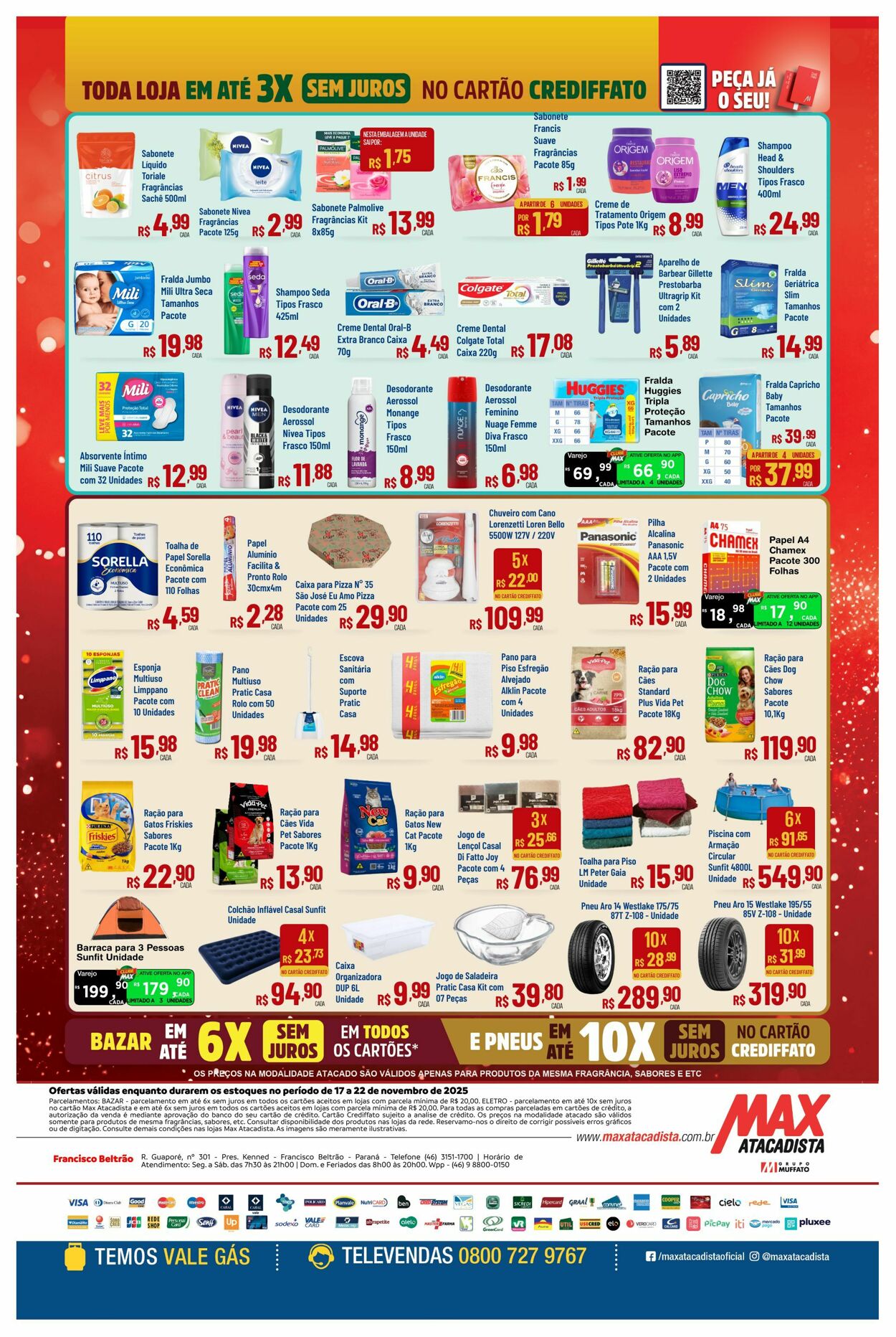 Folheto Max Atacadista 17.11.2025 - 22.11.2025