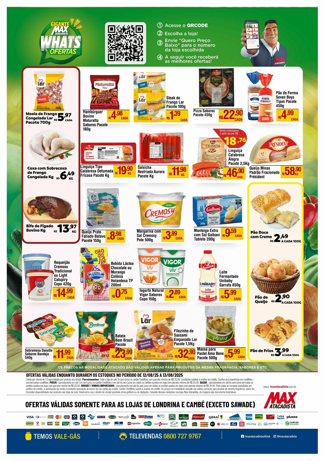 Folheto Max Atacadista 11.08.2025 - 16.08.2025