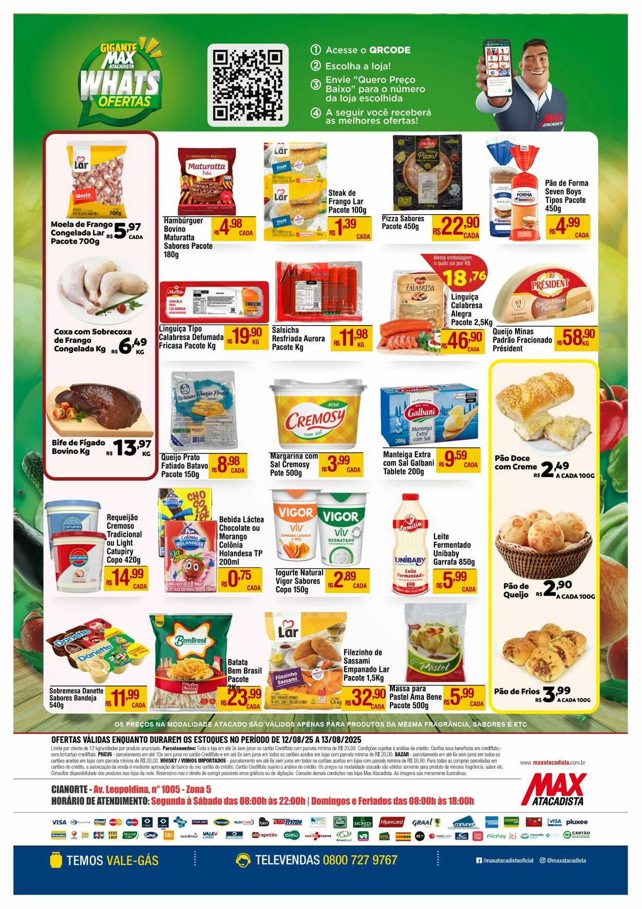 Folheto Max Atacadista 11.08.2025 - 16.08.2025