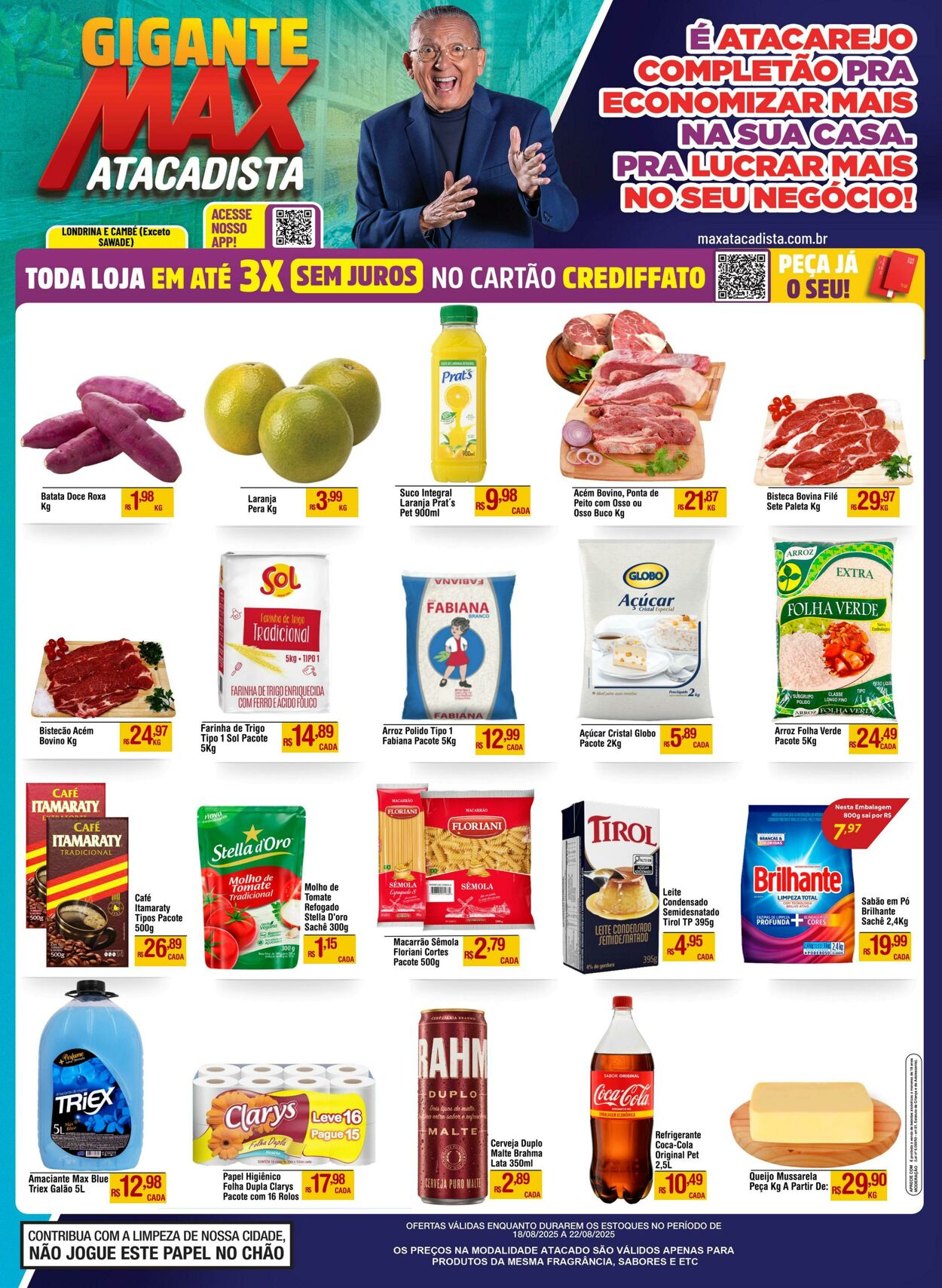 Folheto Max Atacadista 18.08.2025 - 23.08.2025