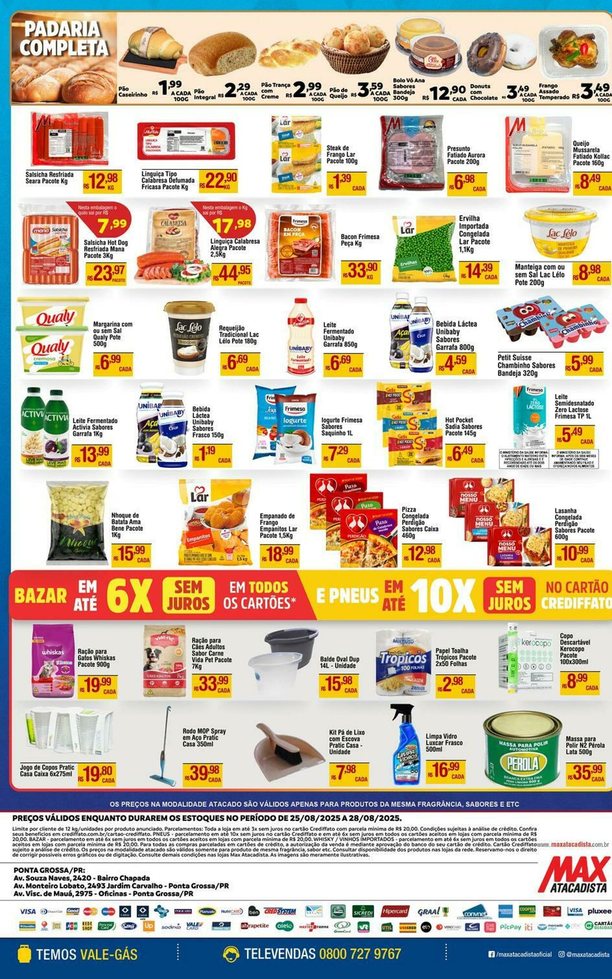 Folheto Max Atacadista 25.08.2025 - 30.08.2025