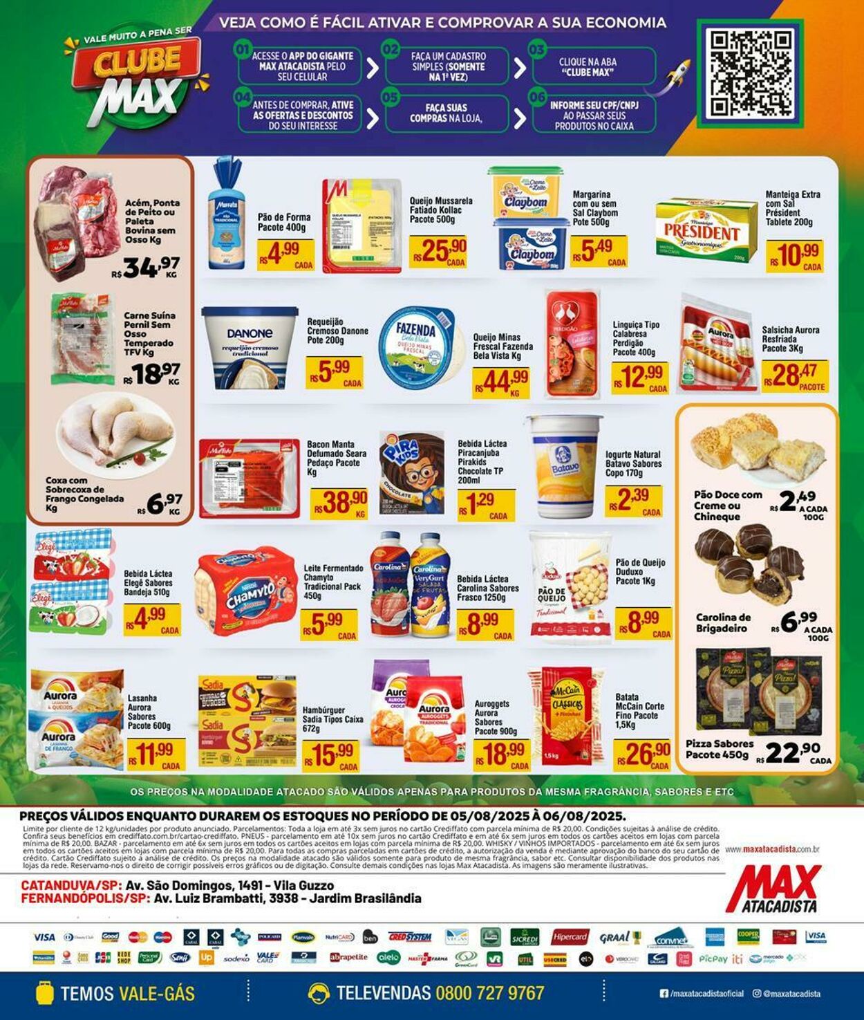 Folheto Max Atacadista 04.08.2025 - 09.08.2025