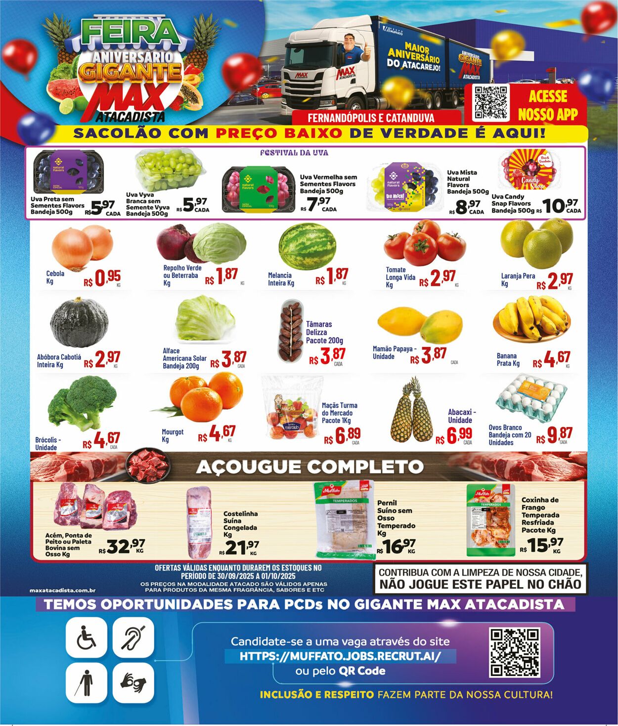 Folheto Max Atacadista 29.09.2025 - 04.10.2025