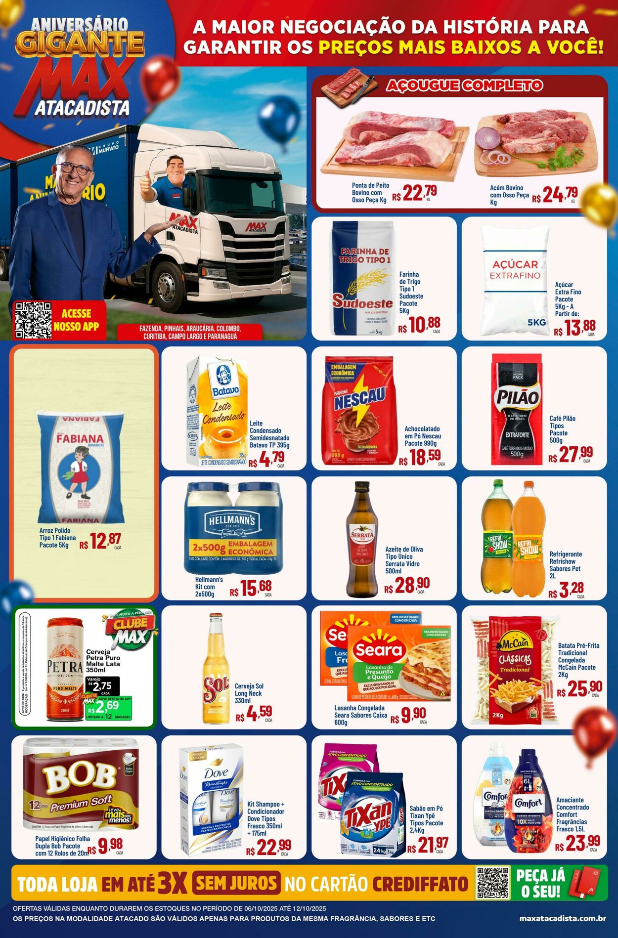 Folheto Max Atacadista 06.10.2025 - 11.10.2025