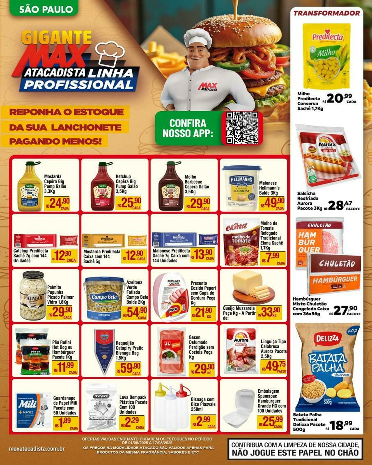 Folheto Max Atacadista 04.08.2025 - 09.08.2025