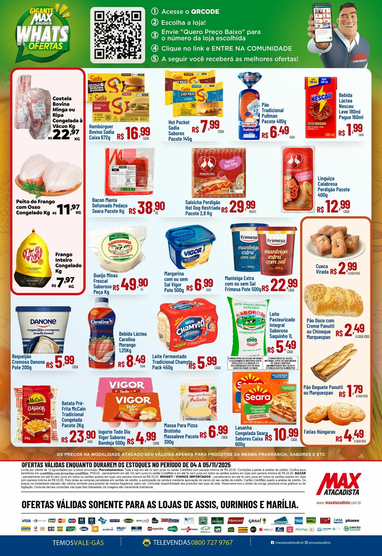 Folheto Max Atacadista 03.11.2025 - 08.11.2025