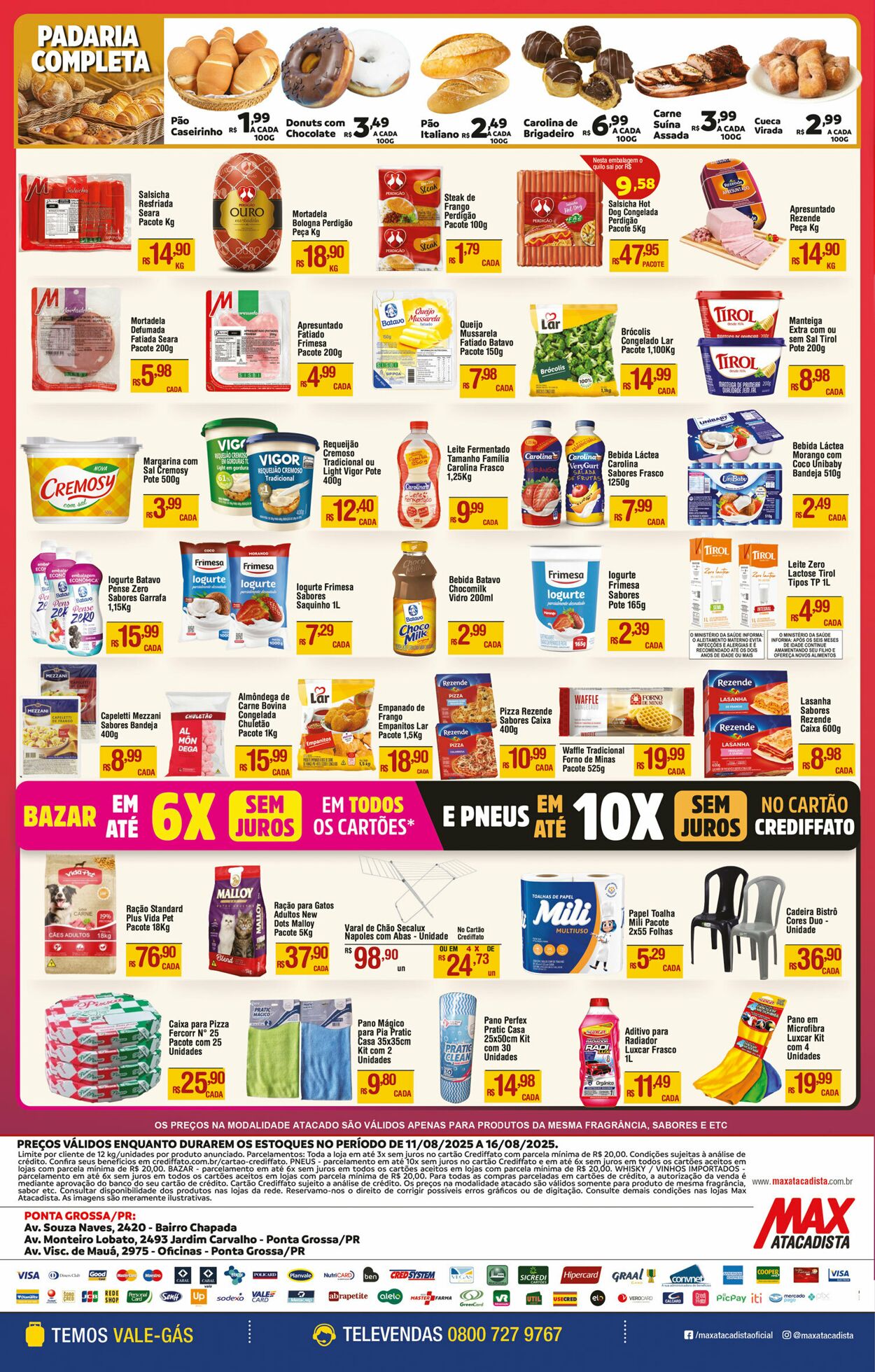 Folheto Max Atacadista 11.08.2025 - 16.08.2025