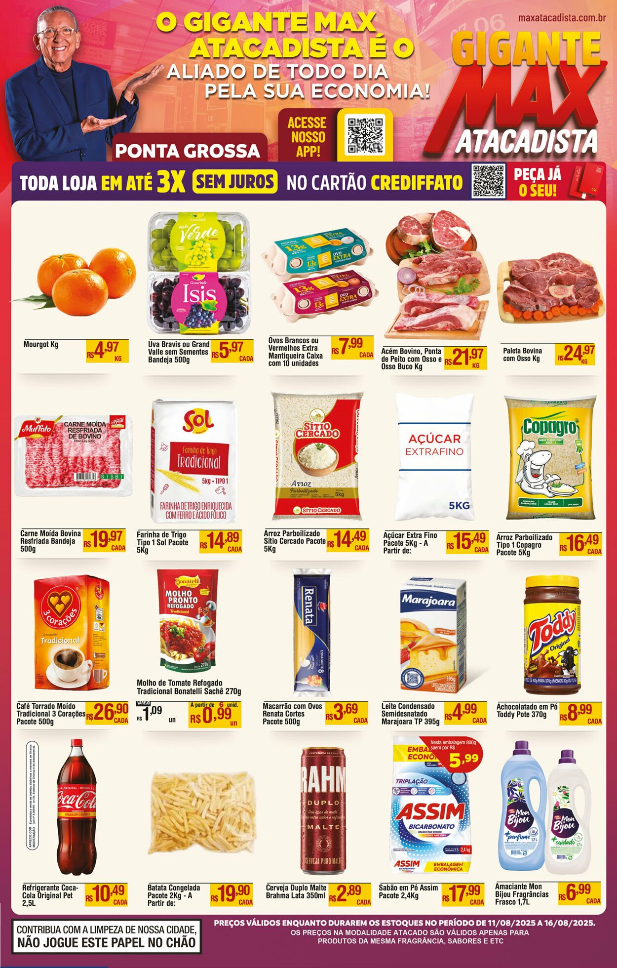 Folheto Max Atacadista 11.08.2025 - 16.08.2025