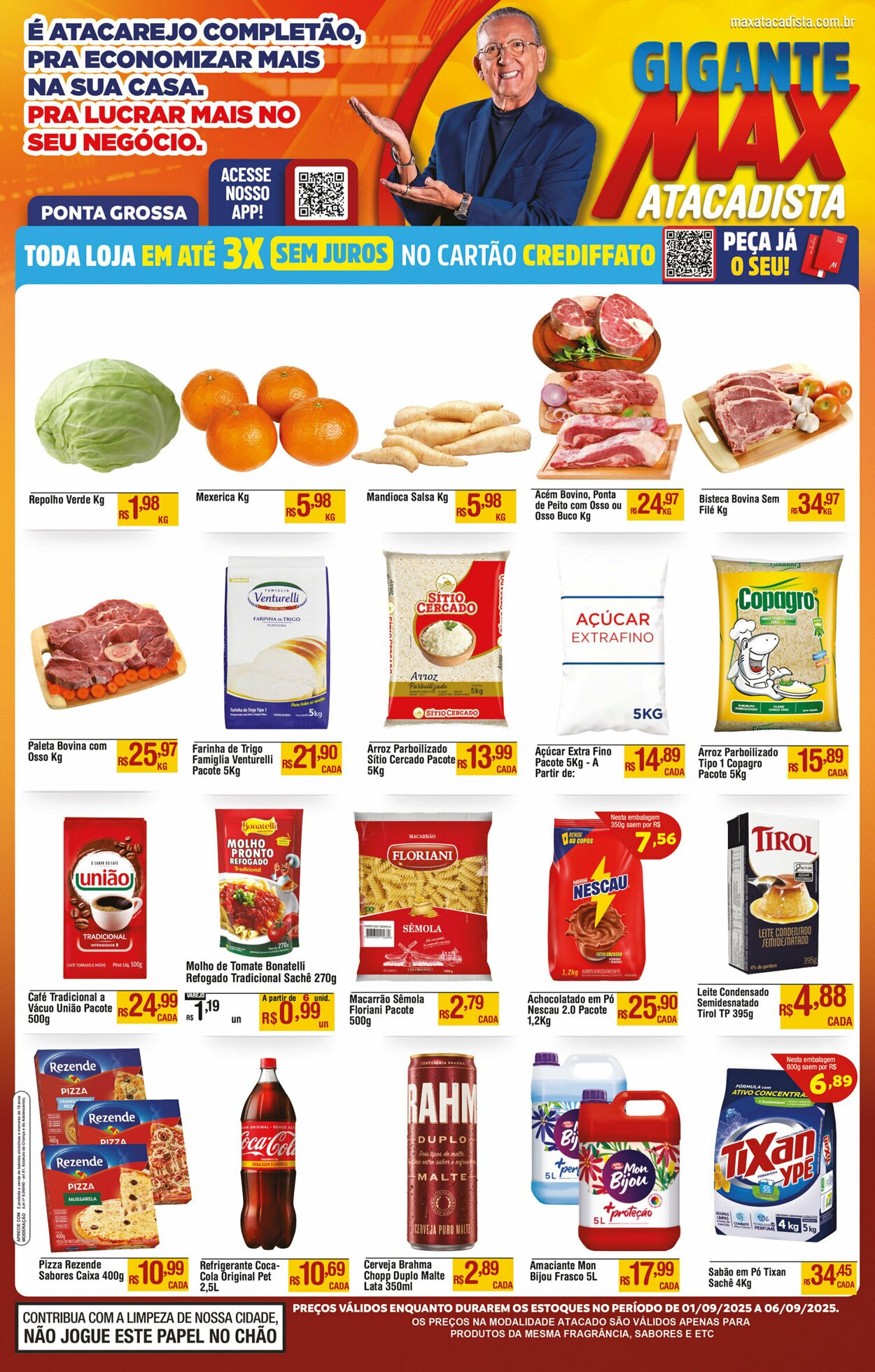 Folheto Max Atacadista 01.09.2025 - 06.09.2025