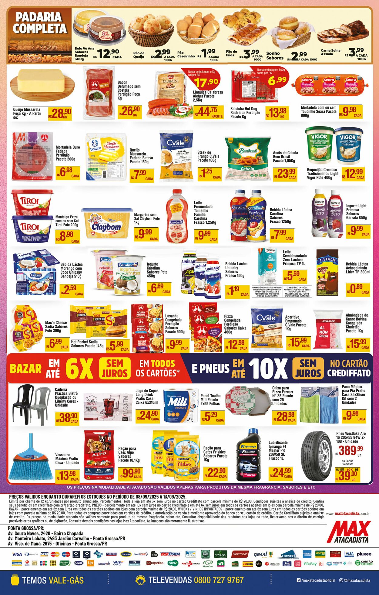 Folheto Max Atacadista 08.09.2025 - 13.09.2025