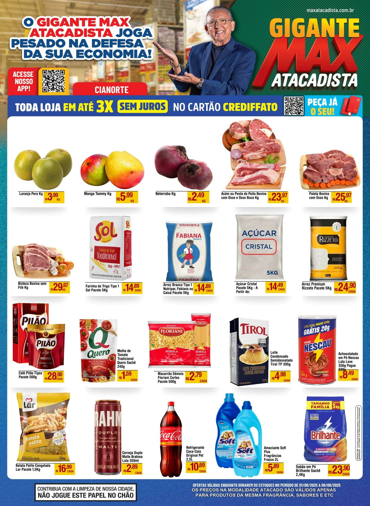 Folheto Max Atacadista 04.08.2025 - 09.08.2025