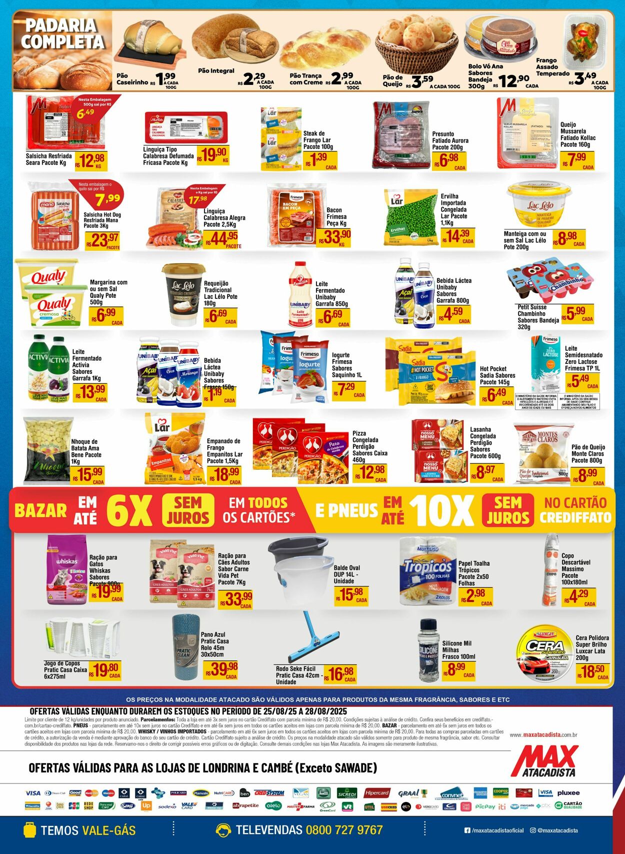 Folheto Max Atacadista 25.08.2025 - 30.08.2025