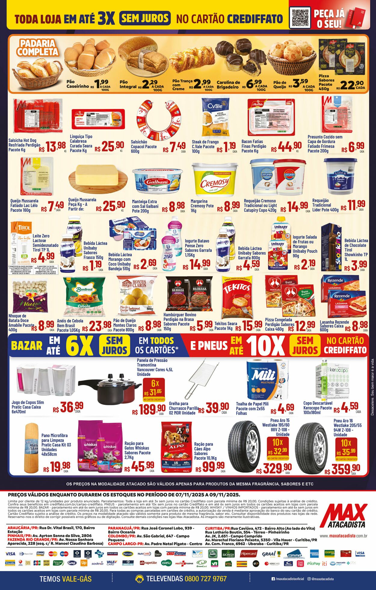 Folheto Max Atacadista 03.11.2025 - 08.11.2025