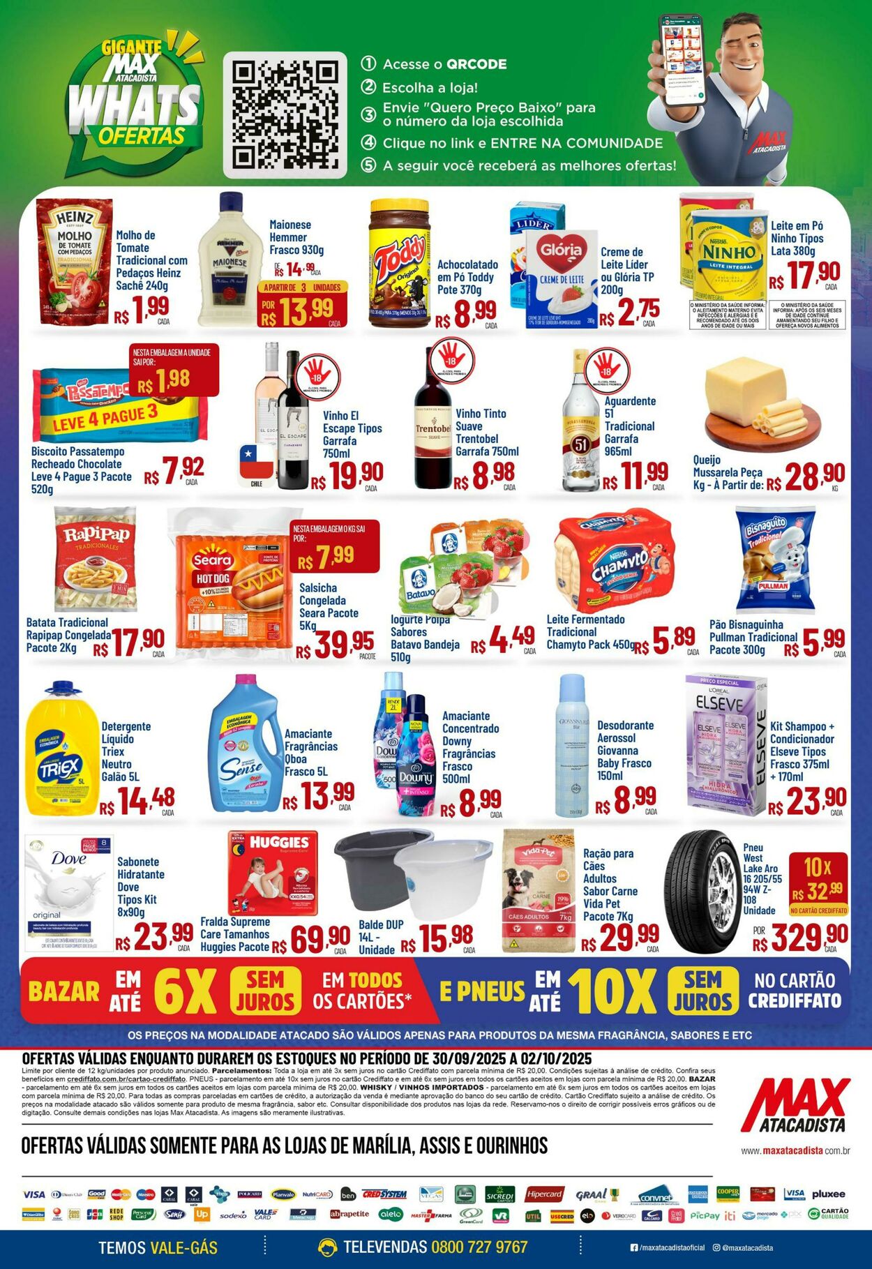 Folheto Max Atacadista 29.09.2025 - 04.10.2025