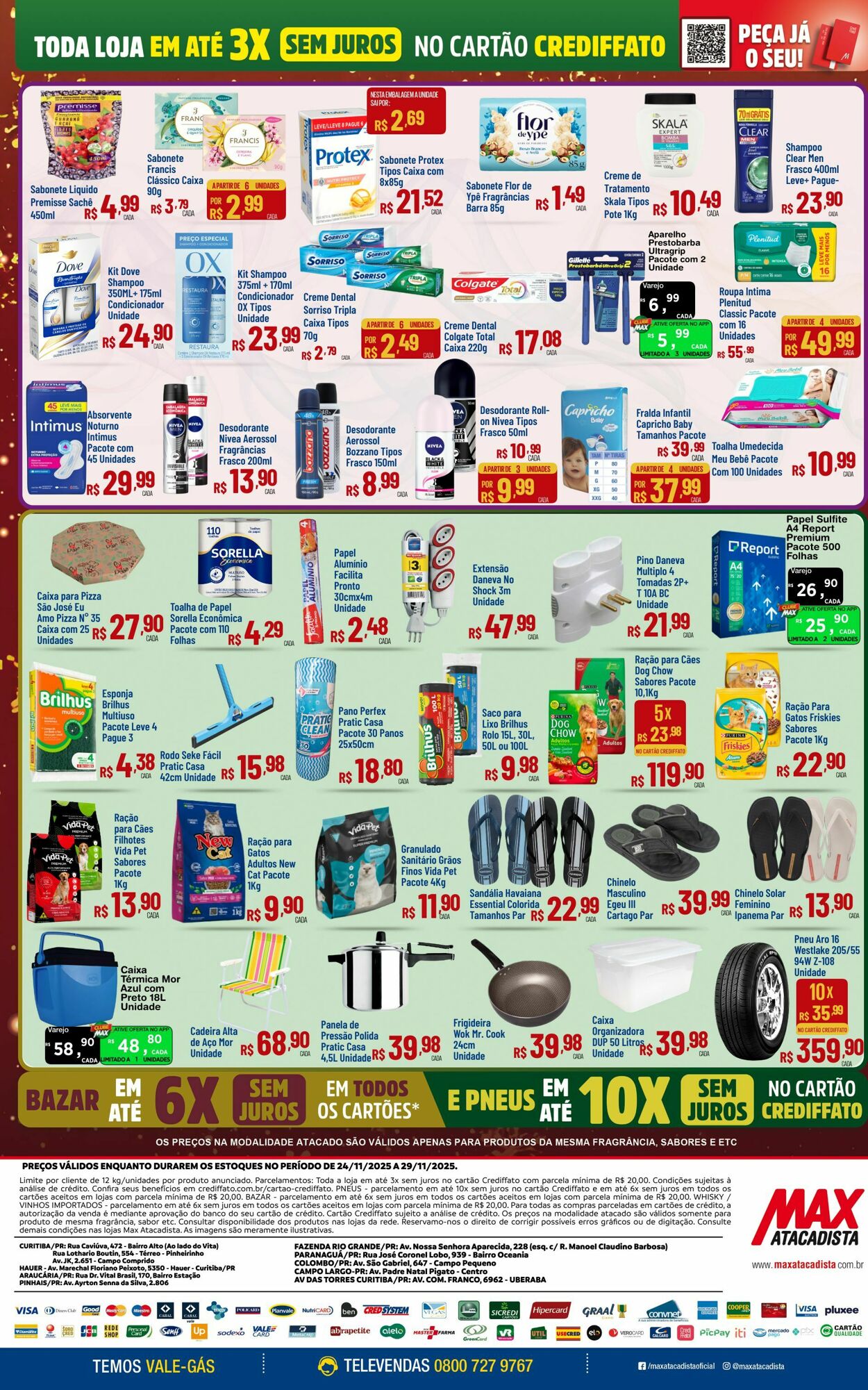 Folheto Max Atacadista 24.11.2025 - 29.11.2025