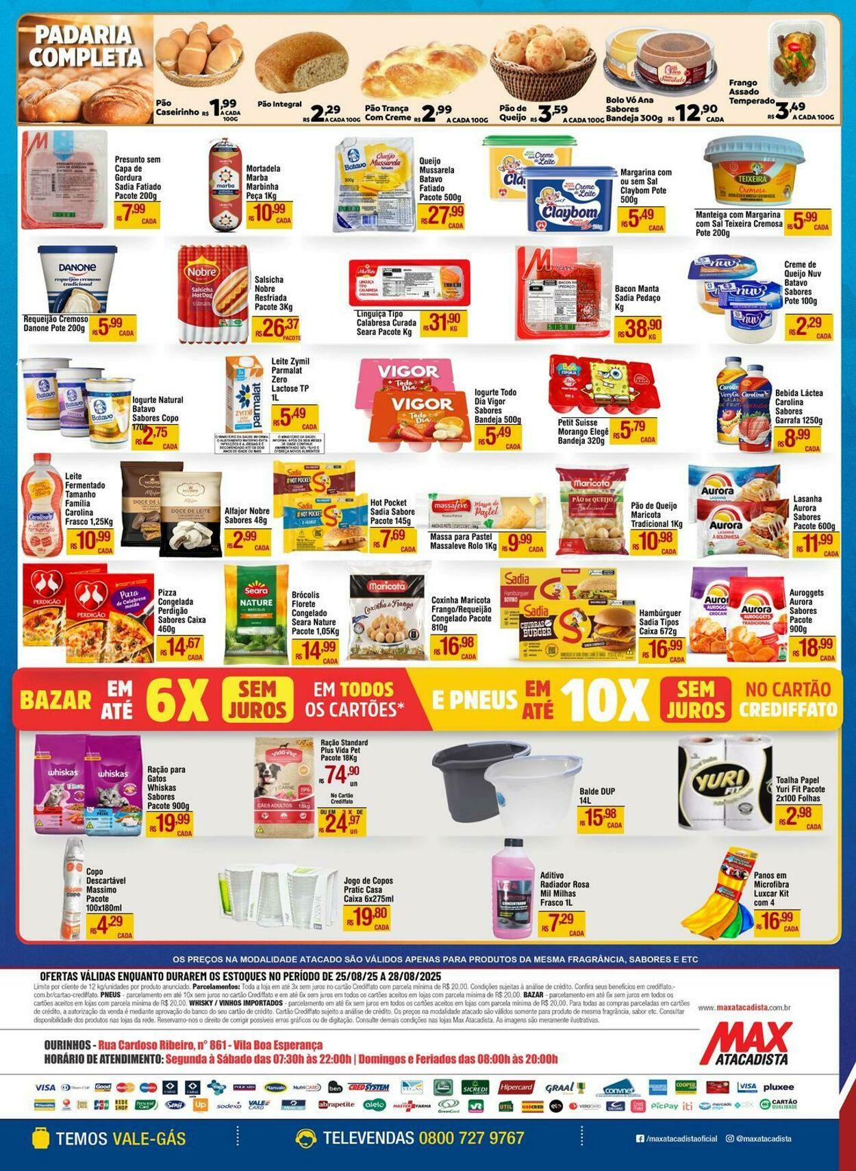 Folheto Max Atacadista 25.08.2025 - 30.08.2025