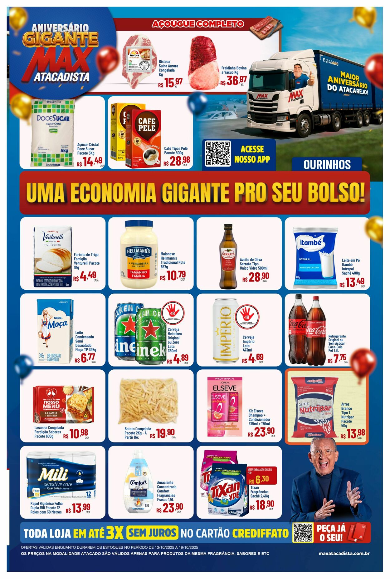 Folheto Max Atacadista 13.10.2025 - 18.10.2025
