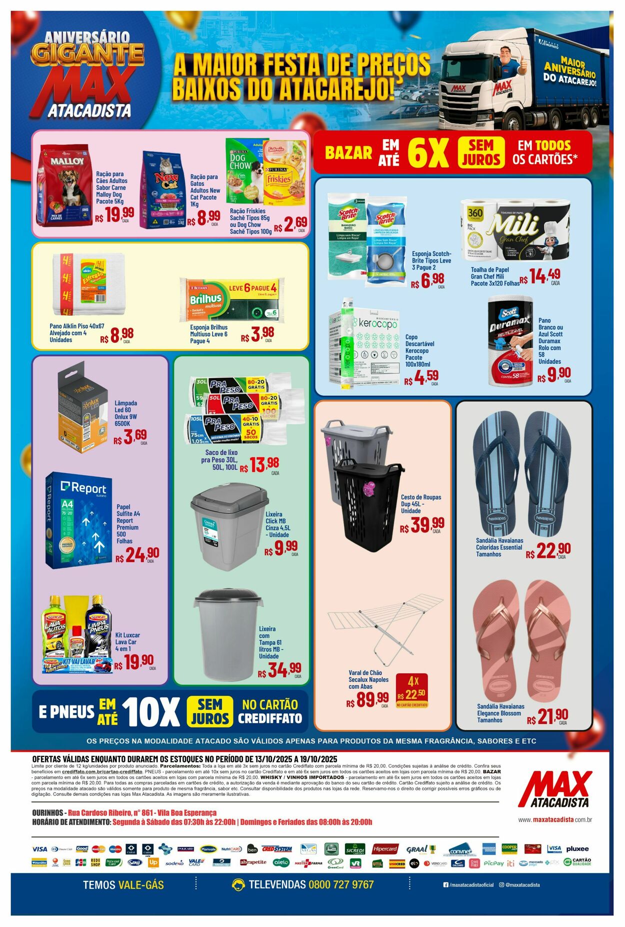Folheto Max Atacadista 13.10.2025 - 18.10.2025